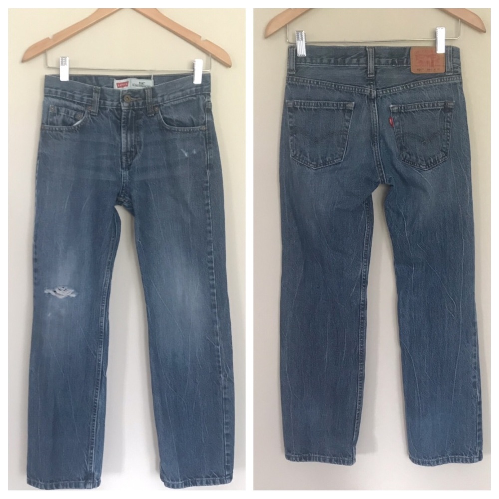 ❤️5/25 Kid's Levi's 514 Straight Jeans Size 14 Reg